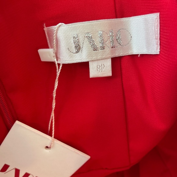 Jarlo Petite Red Cami Strap Fishtail Maxi Dress. UK 8/ US 4p - Picture 4 of 4